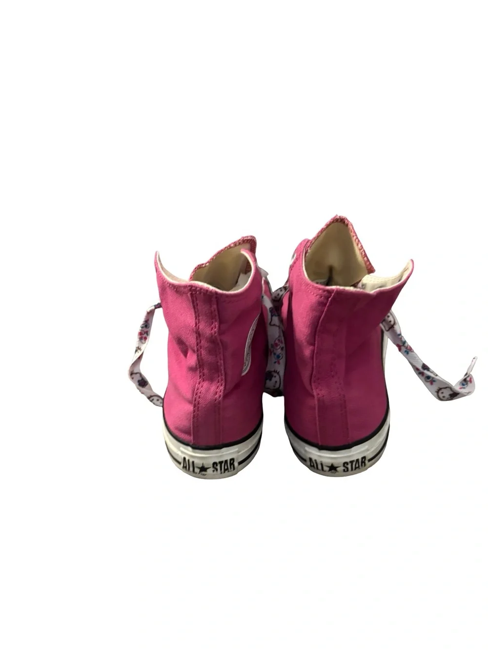 Converse Y2k High Top Magenta Hello Kitty Lases Casual Skater Sneakers Size 10 - Picture 2 of 9